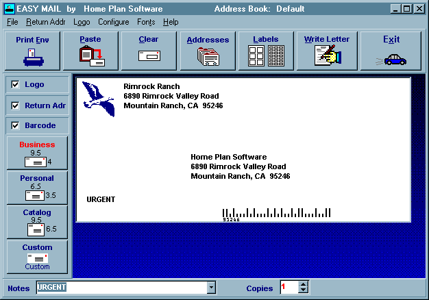 Screenshot of Easy Mail 3.1.10